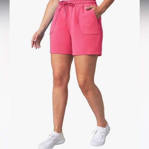 Mondetta Womens Midweight Ribbed Scuba Short - Picture 1 of 4